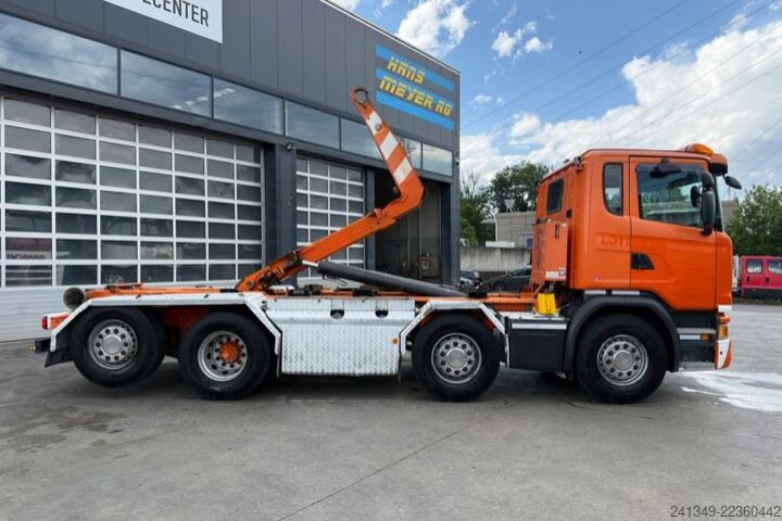卷臂钩自卸卡车 SCANIA G490 8x2 Hiab 20T