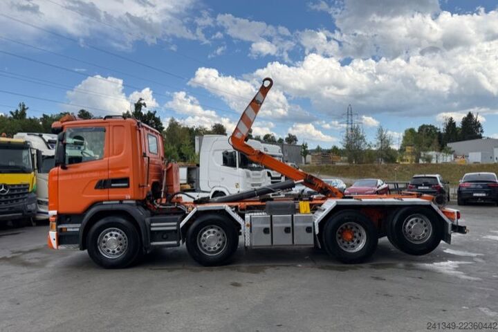 卷臂钩自卸卡车 SCANIA G490 8x2 Hiab 20T