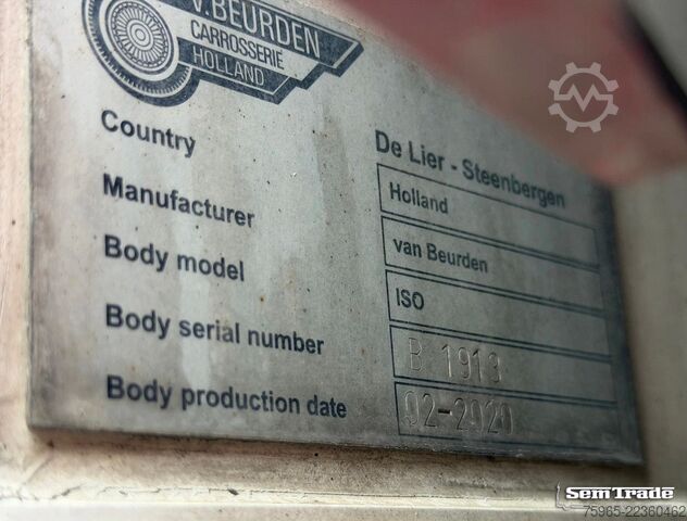 রেফ্রিজারেটেড ট্রাক DAF XF 480 FAN SSC EURO 6D RETARDER/INTARDER FULL AI