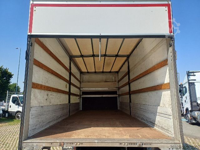 Flatbed truck with tarp IVECO EUROCARGO ML120E25