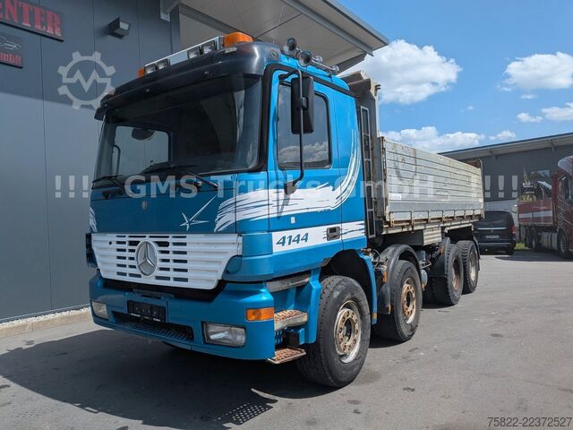 Tre-sidet tipbil MERCEDES-BENZ Actros 4143 / V6 / Blatt - Blatt / Retarder