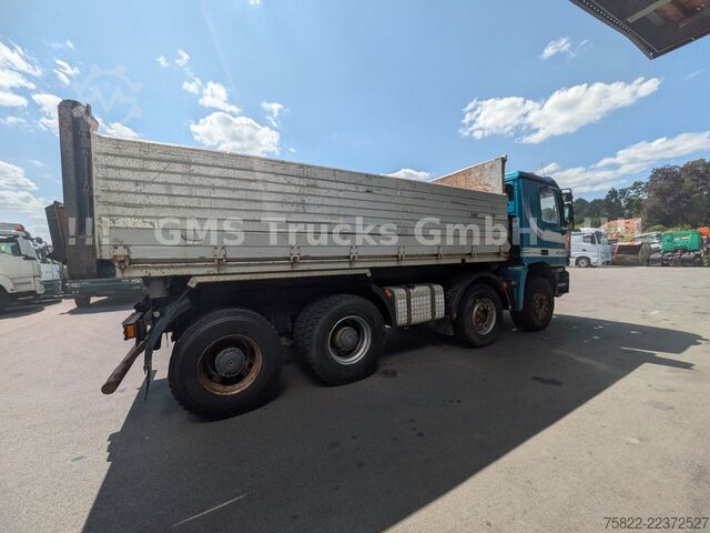Tre-sidet tipbil MERCEDES-BENZ Actros 4143 / V6 / Blatt - Blatt / Retarder
