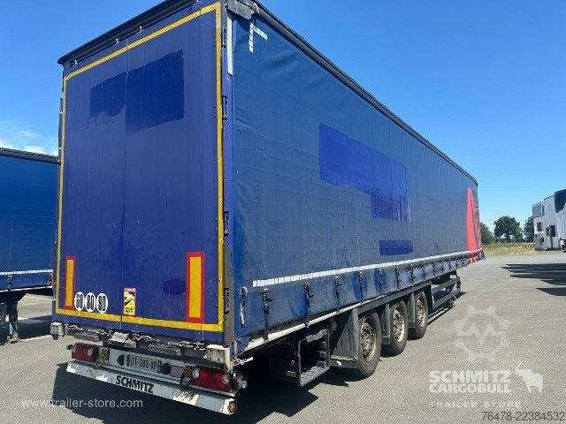 Öppen semitrailer med kapell Schmitz Cargobull Curtainsider Mega