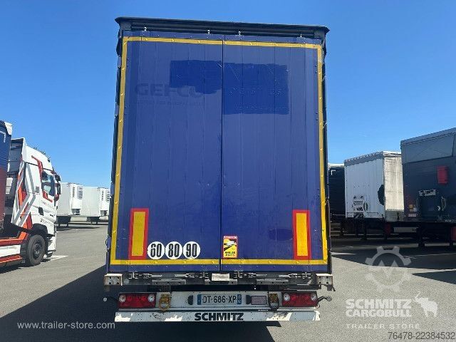 Öppen semitrailer med kapell Schmitz Cargobull Curtainsider Mega