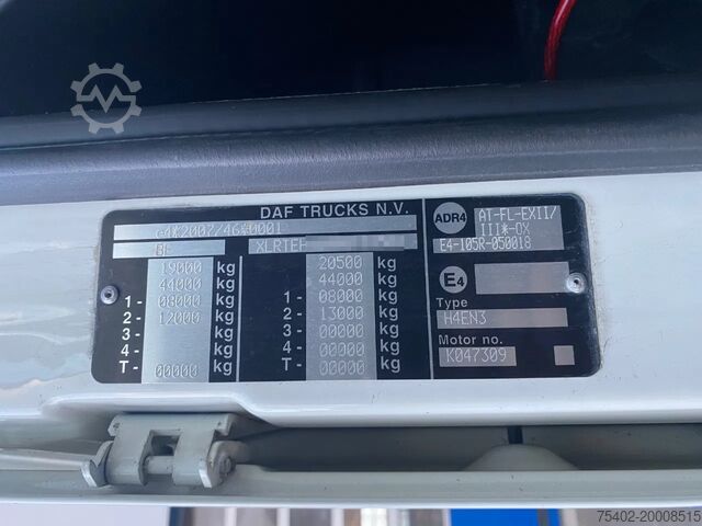 Standard-SZM DAF XF 106.440 SC / ADR / Stand Airco / PTO