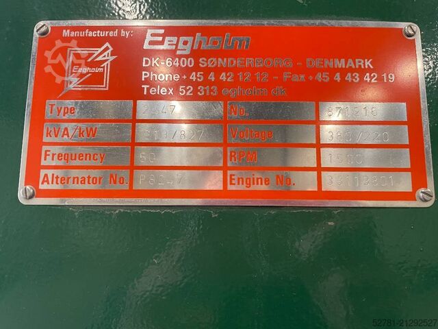 Kruszywo Cummins KTA-50-G1 - 919 kVA used generator - DPX-12657