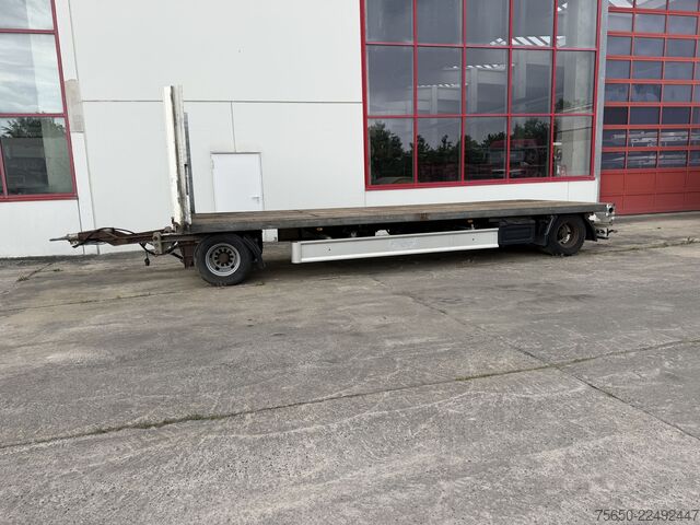 Atvērtā piekabe Fliegl ZPS180  2 Achs Jumbo-Plato- Anhänger