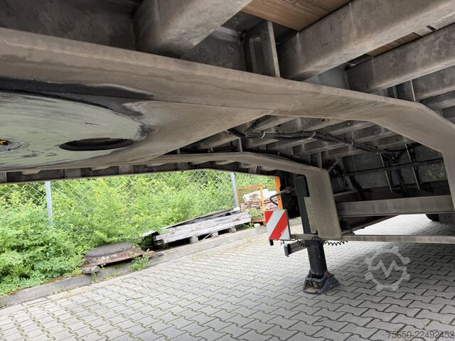 Zema profila puspiekabe Humbaur HTS30  3 Achs Satteltieflader, neuwertig