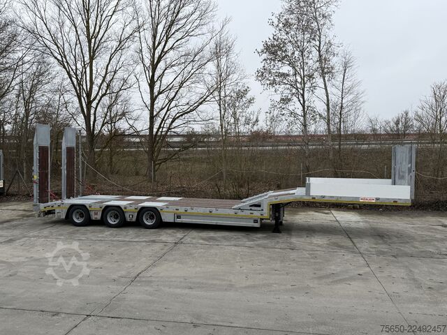 Zema profila puspiekabe Möslein ST 3  3 Achs Satteltieflader neu