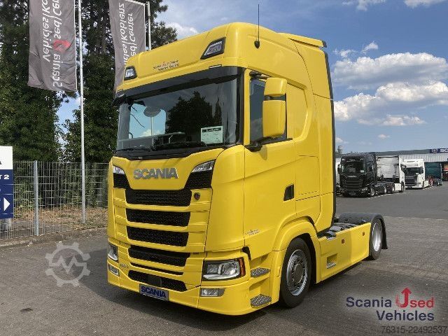 Unit traktor standar Scania S 450 EB - MEGA - HIGHLINE - 2x TANKs -
