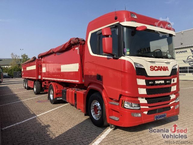 Truk jungkit Scania R540 - KEMPF 2-SEITENKIPPER inkl. TRAILER - ALCOA