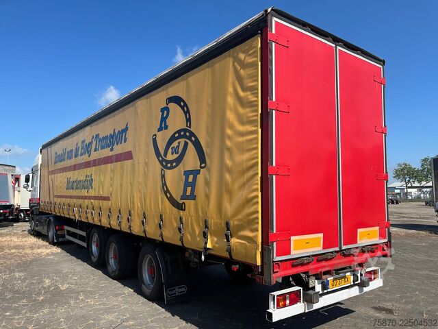 Terpal gelongsor Van Hool SCHUIFZEIL 3 ASSEN kooiaap aansluiting