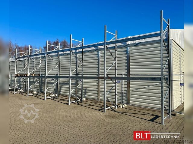  19,6 lfm Palettenregale für Außenbereich H: 4,5m , 3000 kg Fachlast , FVZ