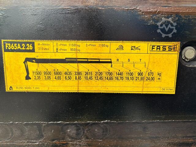 фургон-автовоз DAF CF 85.410 + FASSI F365A - 6X EXT. + REMOTE + 6X...