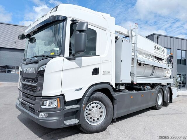 Camión cisterna de vacío SCANIA G420 B6x2*4NB Bucher FlexLine CM100