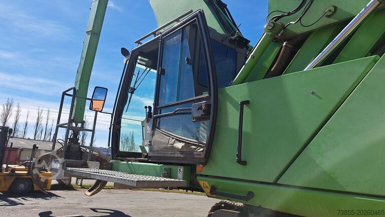 Kezelő kotrógép Sennebogen 850R with hydraulic rotating grapple