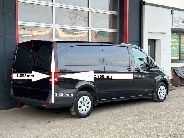 Panelinis furgonas MERCEDES-BENZ Vito 114 CDI extrlang Klima Kamera Navi Tempomat