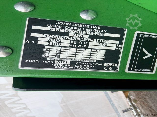 Máy nông nghiệp John Deere V451 G Rundballenpresse - NEU