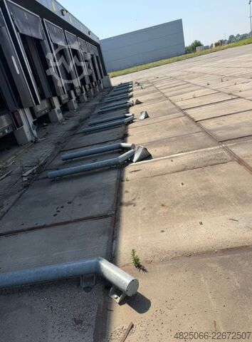 Nave desmontable con muelles de carga, 234 m² Industrial warehouse 36 x 6,5