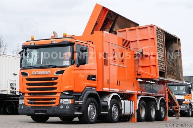 Cistercijsko vozilo za vakuumsko izvlačenje SCANIA R520 V8 RSP Saugbagger  10X4 Retarder
