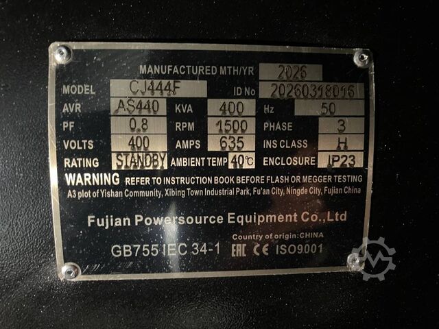  Baudouin 6M21G440/5 - 440 kVA Generator - DPX-19876
