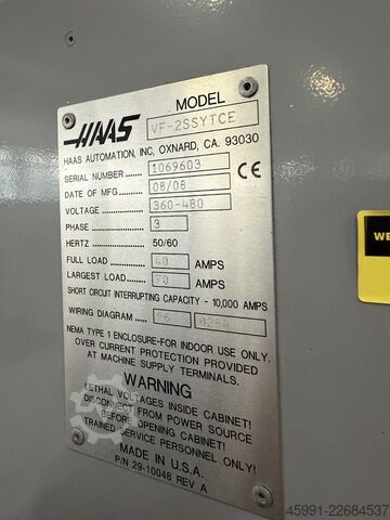  HAAS VF-2SSYT
