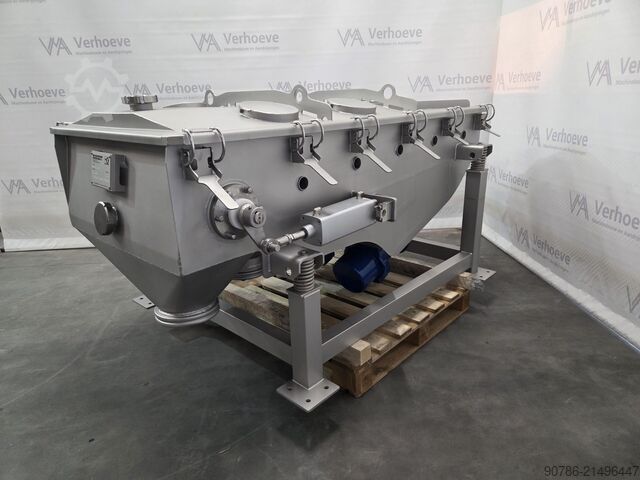 Вибрационная трёхслойная просеивательная машина (вибросито) Vibra 