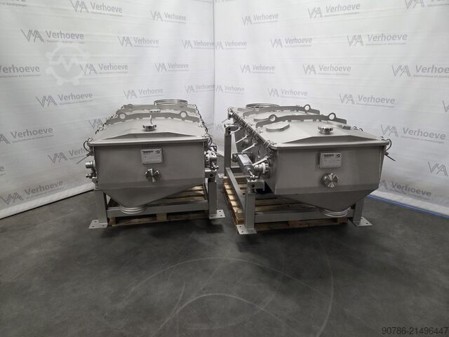 Вибрационная трёхслойная просеивательная машина (вибросито) Vibra 