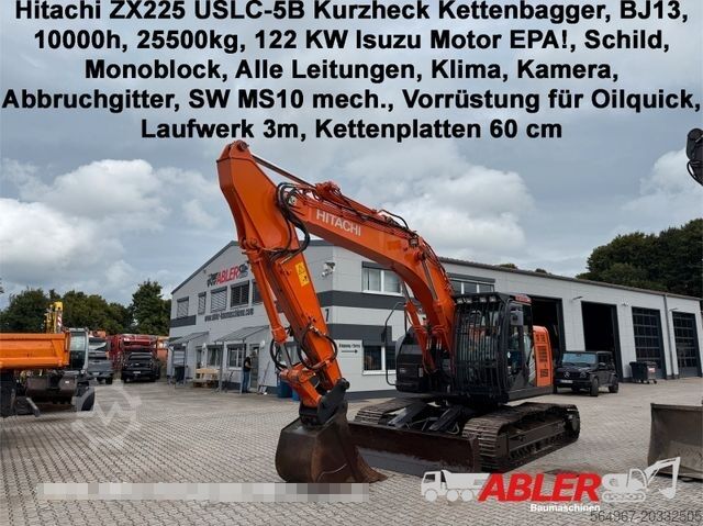 زنځیري کیندنه کوونکی HITACHI ZX225 USLC-5B Kettenbagger Kurzheck