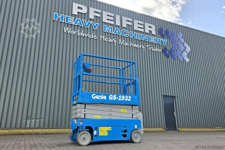 Scherenhebebühne Genie GS1932 Electric, 2026 Batteries, Working Height 7.