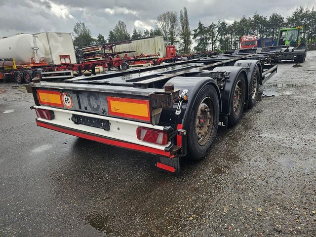 Transportasi kontainer KÖGEL PORT 40 SIMPLEX 20| SAF DISC | HOLLAND TRAILER ...