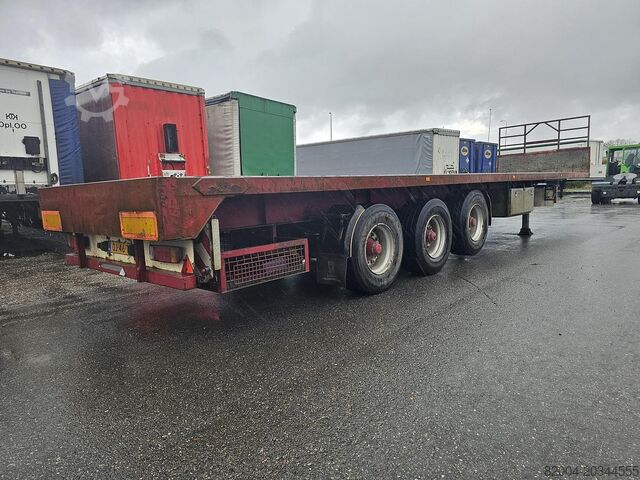 Plakanā platforma RENDERS ROC 12-27 N14 HEAVY DUTY 3 AXLE SEMITRAILER STE...