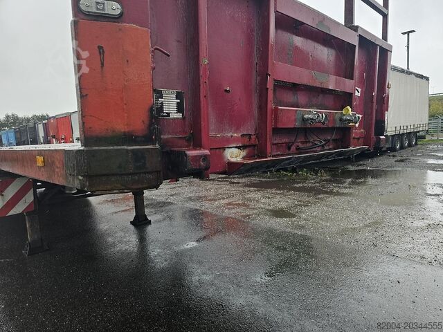 Plakanā platforma RENDERS ROC 12-27 N14 HEAVY DUTY 3 AXLE SEMITRAILER STE...