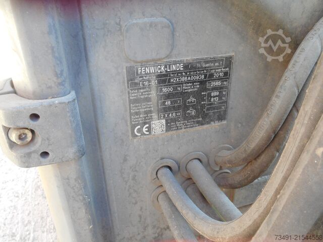 навантажувач Linde E16-01 Triplex + SS + ZV  Batt. 12/2018