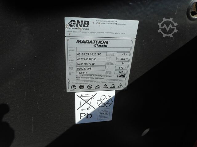 навантажувач Linde E16-01 Triplex + SS + ZV  Batt. 12/2018