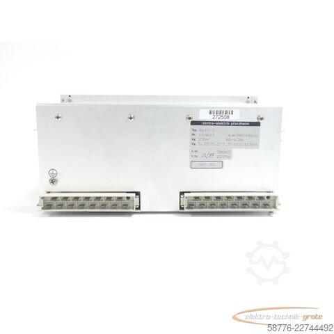 Sastāvdaļa Zentro-Elektrik zentro-elektrik 8610-1 Power Supply SN:100611