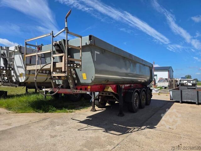 Tipper semitrailer SCHMITZ CARGOBULL ca. 26 cbm Hlabrund Hinterkipper, Lift