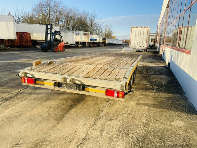 Low loader trailer Möslein TTS 11 Schwebheim  Tandemtieflader
