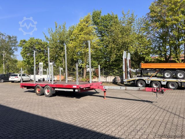 Open trailer Auwärter X-LTL110  Tandempritsche, ausziehbar