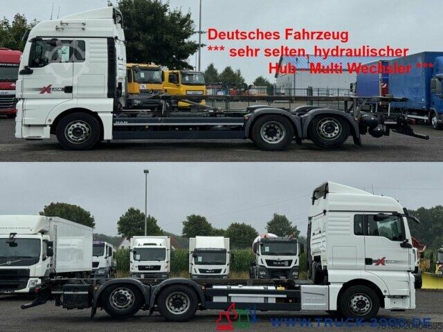 Vahetatava kerelaaduriga veok MAN TGX 26.500 Engine Broken hydr Hub Multi Wechsler