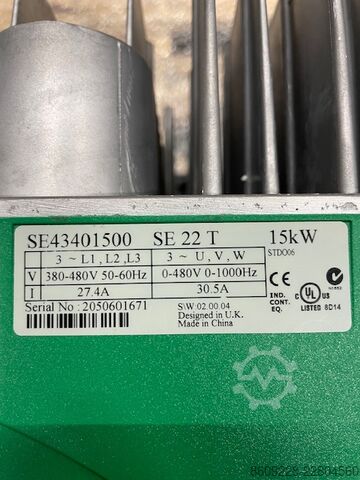Vadības bloks Control Techniques Commander SE SE22T 15kW Frequency Inverter – New