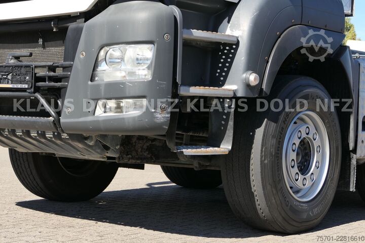 شاحنة قلّابة بذراع تحميل متحرك MAN TGS 35.480 Abrollkipper Hiab Retarder Euro 6