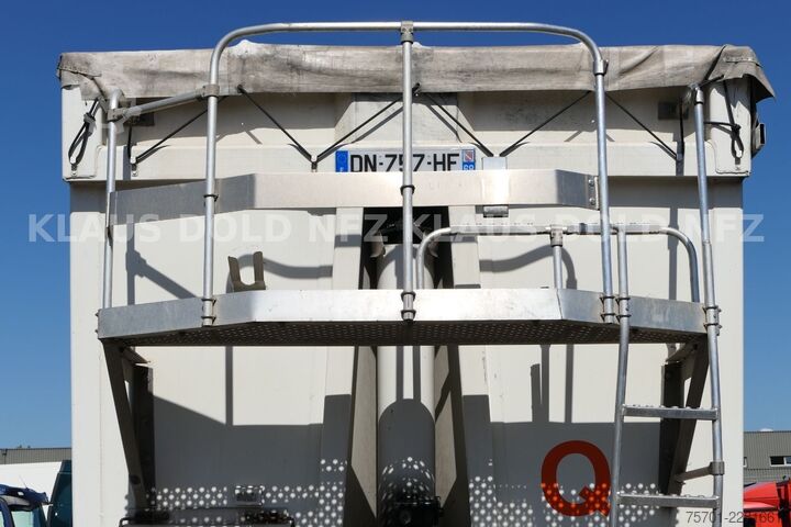 مقطورة نصف قلابة BENALU Bencere Kippmulde 56 m³ Liftachse Plane