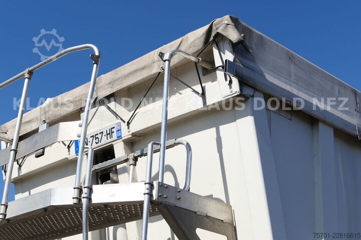 مقطورة نصف قلابة BENALU Bencere Kippmulde 56 m³ Liftachse Plane