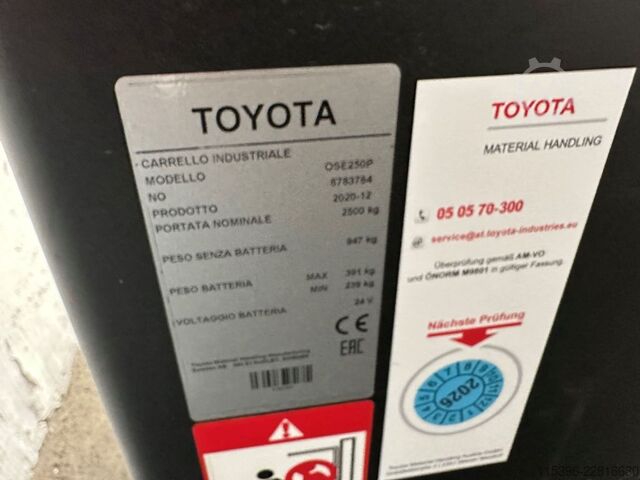Commissionatore a basso livello Toyota OSE 250 - 307 Stunden !!!!
