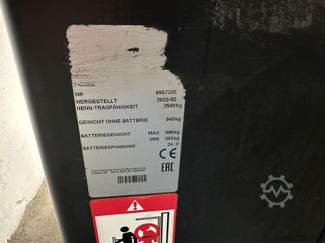 Commissionatore a basso livello Toyota OSE 250 - 2477 Stunden !!!!