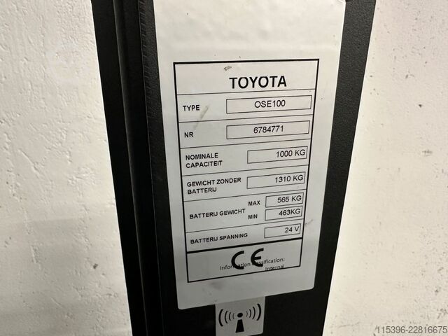 Commissionatore verticale Toyota OSE 100 - 1401 Stunden !!!!