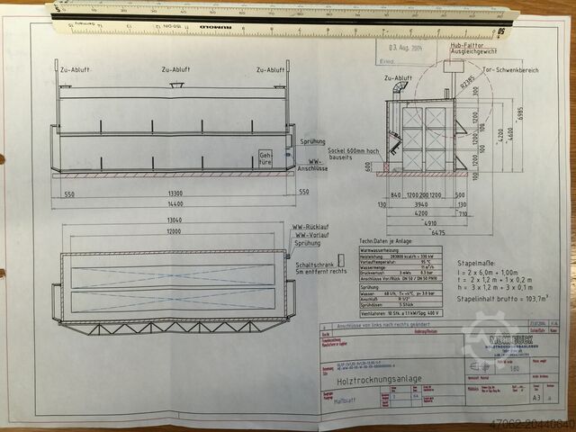 Sušicí komora Mühlböck s kyvnými vraty  