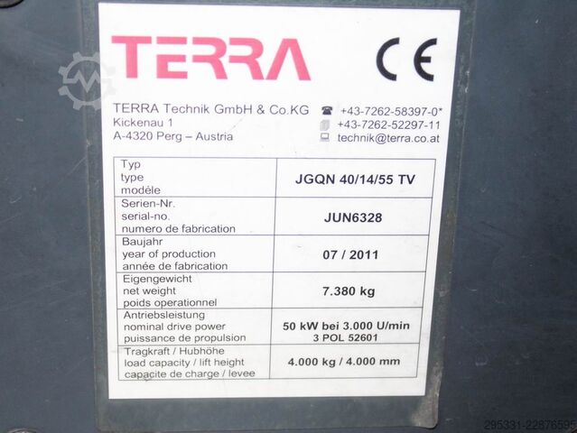 Carrello elevatore laterale Jumbo JGQN 40/14/55 TV