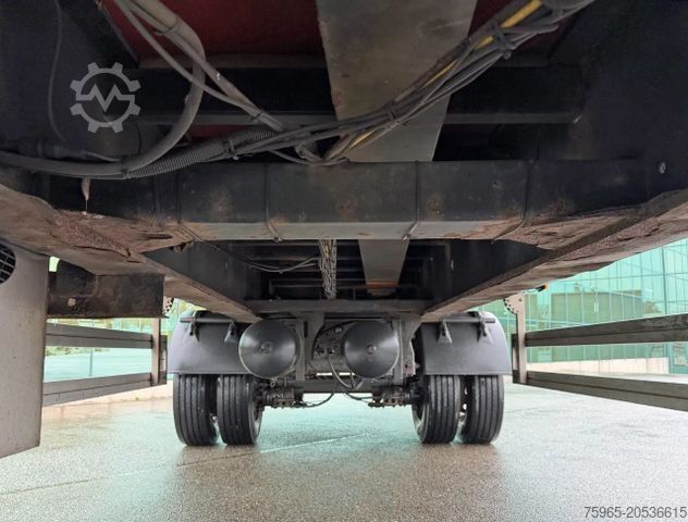 Box semitrailer PACTON TBD 122 TAIL LIFT STEERING AXLE 1075x250x230 INS